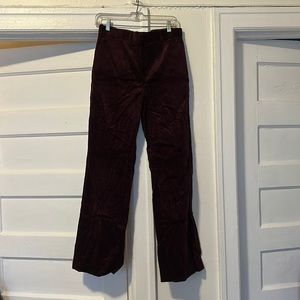 Sandro corduroy wide leg ribbed pants